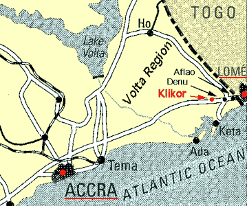 Klikor reaching map